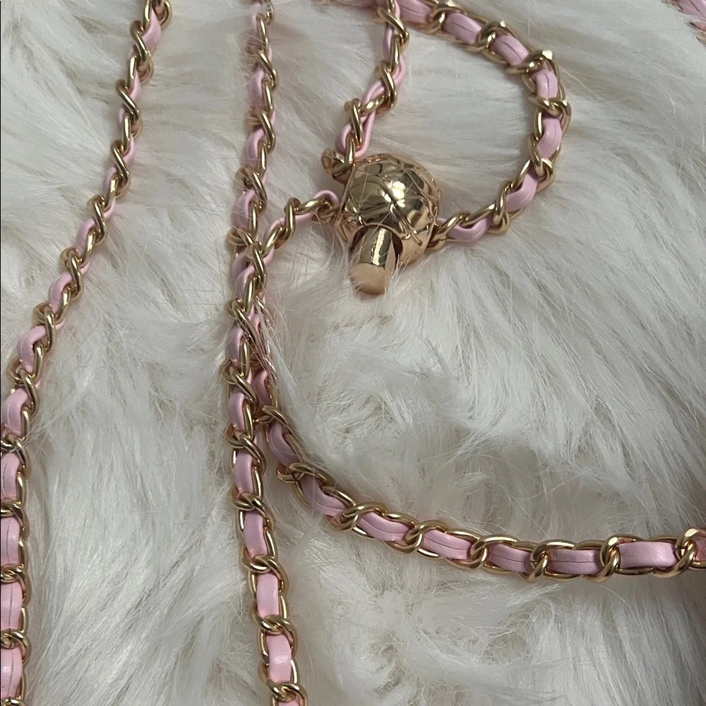 Miu Miu Blush Faux Fur Shoulder Bag - Picture 3 of 4